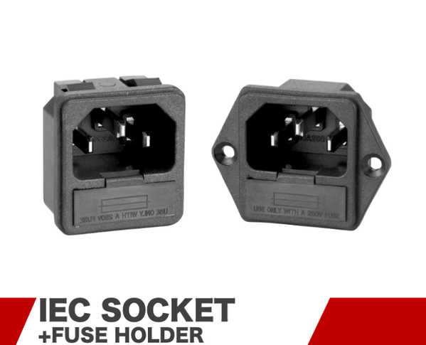 iec-socket＋保险丝座